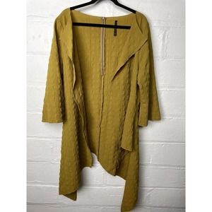 I C Collection by Connie K Womens Art to Wear Jacket Size XL Asymmetric Cardigan